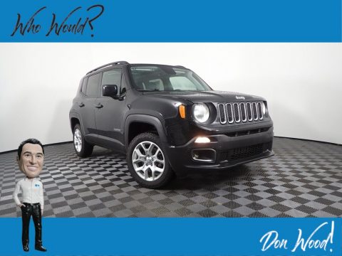 Black Jeep Renegade Latitude 4x4.  Click to enlarge.