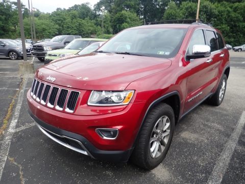 Deep Cherry Red Crystal Pearl Jeep Grand Cherokee Limited 4x4.  Click to enlarge.