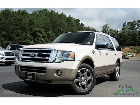 White Platinum Tri-Coat Ford Expedition XLT.  Click to enlarge.