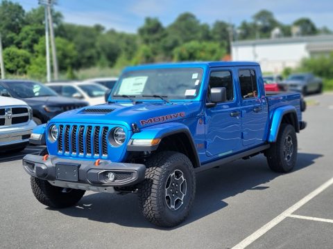Hydro Blue Pearl Jeep Gladiator Mojave 4x4.  Click to enlarge.