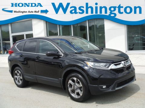 Crystal Black Pearl Honda CR-V EX-L AWD.  Click to enlarge.