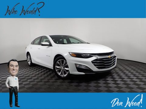 Summit White Chevrolet Malibu LT.  Click to enlarge.