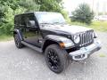 Front 3/4 View of 2022 Jeep Wrangler Unlimited Sahara 4XE Hybrid #7