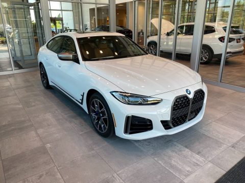 Alpine White BMW 4 Series M440i xDrive Gran Coupe.  Click to enlarge.