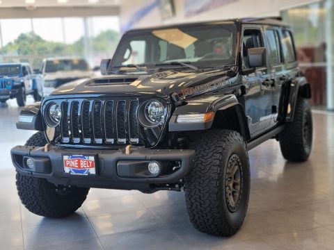 Black Jeep Wrangler Unlimited Rubicon 392 4x4.  Click to enlarge.