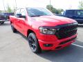 Front 3/4 View of 2022 Ram 1500 Big Horn Night Edition Crew Cab 4x4 #7