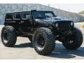 Front 3/4 View of 2008 Jeep Wrangler Unlimited Rubicon Rock Jock 4x4 #1