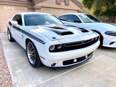 Bright White Dodge Challenger R/T Plus.  Click to enlarge.