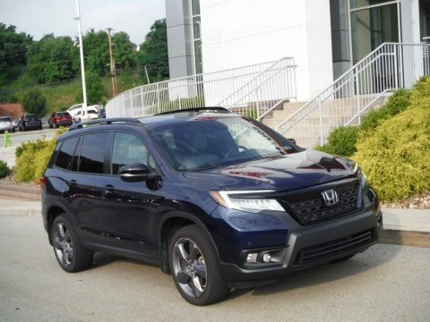 Obsidian Blue Pearl Honda Passport Touring AWD.  Click to enlarge.