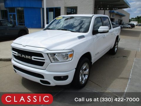 Bright White Ram 1500 Big Horn Crew Cab 4x4.  Click to enlarge.