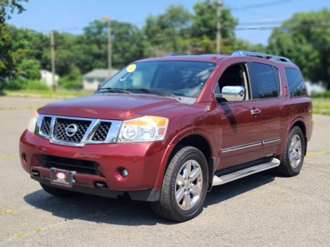 Tuscan Sun Red Pearl Nissan Armada Platinum 4WD.  Click to enlarge.
