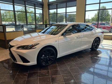 Ultra White Lexus ES 300h F Sport.  Click to enlarge.