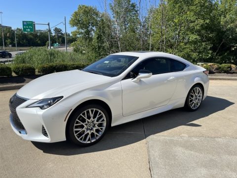 Eminent White Pearl Lexus RC 300 AWD.  Click to enlarge.