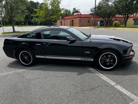 Black Ford Mustang Shelby GT Coupe.  Click to enlarge.
