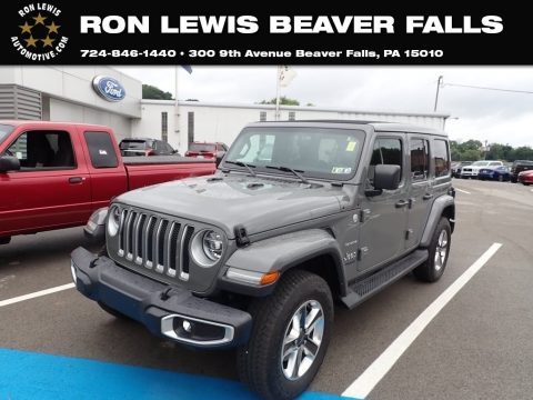 Sting-Gray Jeep Wrangler Unlimited Sahara 4x4.  Click to enlarge.