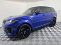 Front 3/4 View of 2022 Land Rover Range Rover Sport SVR Carbon Edition #1