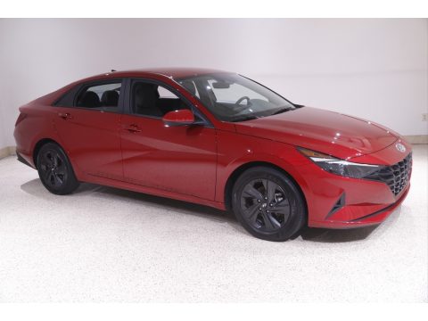 Scarlet Red Pearl Hyundai Elantra SEL.  Click to enlarge.