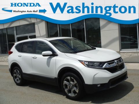 Platinum White Pearl Honda CR-V EX AWD.  Click to enlarge. Platinum White Pearl Honda CR-V EX AWD.  Click to enlarge.