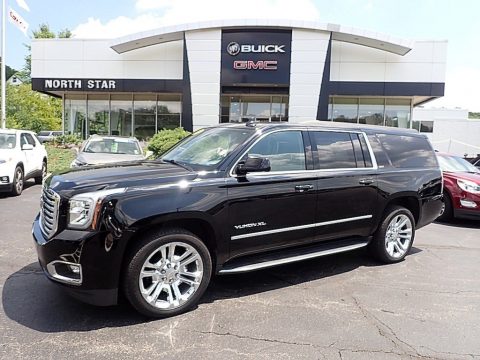 Onyx Black GMC Yukon XL SLT 4WD.  Click to enlarge.