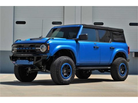 Velocity Blue Ford Bronco Base 4x4 4-Door.  Click to enlarge.