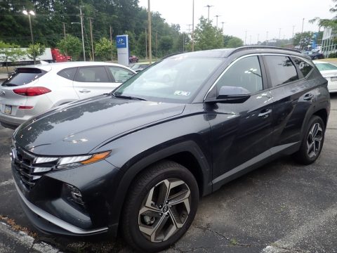 Portofino Gray Hyundai Tucson SEL AWD.  Click to enlarge.