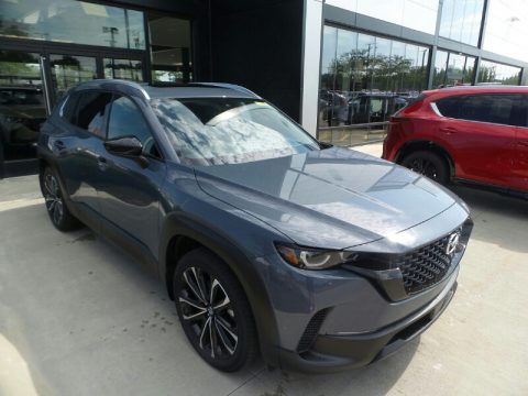 Polymetal Gray Metallic Mazda CX-50 S Premium Plus AWD.  Click to enlarge.