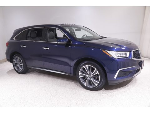 Fathom Blue Pearl Acura MDX Technology SH-AWD.  Click to enlarge.