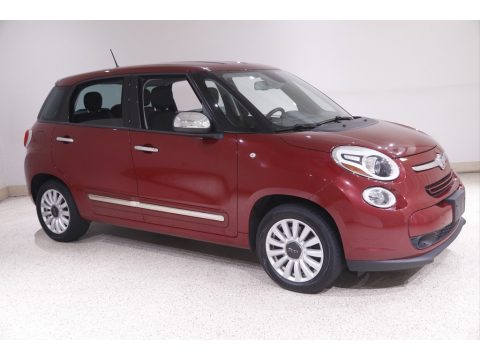 Rosso Perla (Dark Red Pearl) Fiat 500L Lounge.  Click to enlarge.