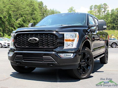 Agate Black Metallic Ford F150 STX SuperCrew 4x4.  Click to enlarge.