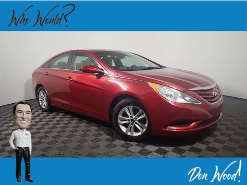 Venetian Red Pearl Hyundai Sonata GLS.  Click to enlarge.