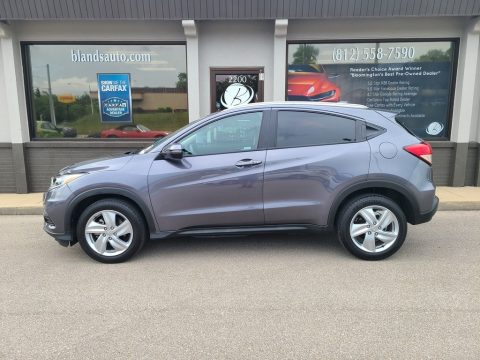 Modern Steel Metallic Honda HR-V EX AWD.  Click to enlarge.