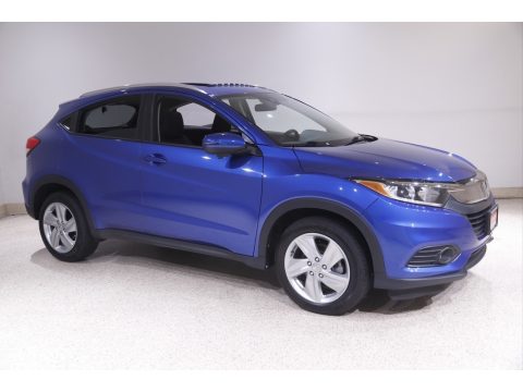 Aegean Blue Metallic Honda HR-V EX AWD.  Click to enlarge.