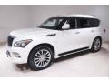 Front 3/4 View of 2017 Infiniti QX80 Signature Edition AWD #3
