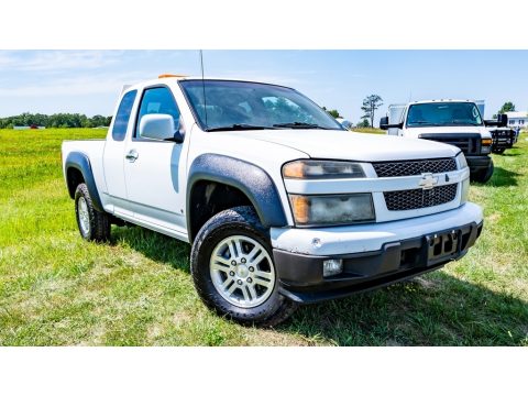 Summit White Chevrolet Colorado Extended Cab 4x4.  Click to enlarge.