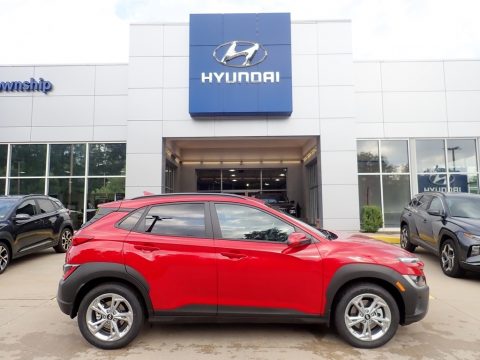 Pulse Red Hyundai Kona SEL AWD.  Click to enlarge.