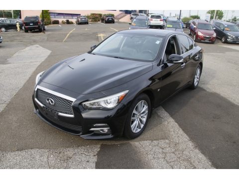 Black Obsidian Infiniti Q50 3.7 AWD.  Click to enlarge.