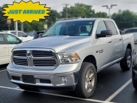 Bright Silver Metallic Ram 1500 Big Horn Crew Cab 4x4.  Click to enlarge.