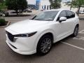 Front 3/4 View of 2022 Mazda CX-5 Turbo Signature AWD #7