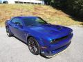 Front 3/4 View of 2022 Dodge Challenger R/T Scat Pack Widebody #4