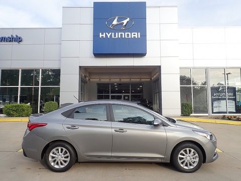 Forge Gray Hyundai Accent SEL.  Click to enlarge.