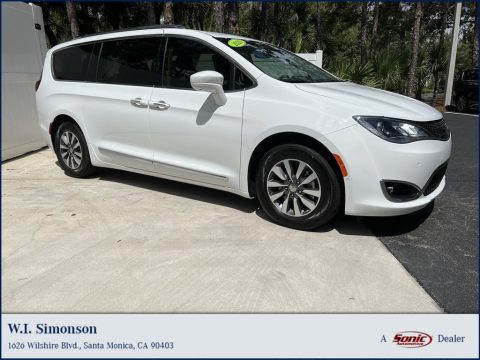 Bright White Chrysler Pacifica Touring L Plus.  Click to enlarge.