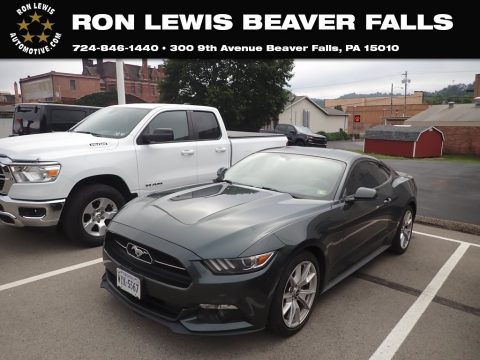 Guard Metallic Ford Mustang 50th Anniversary EcoBoost Coupe.  Click to enlarge.