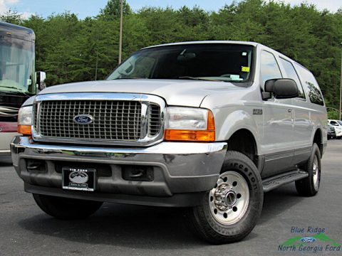 Silver Metallic Ford Excursion XLT 4x4.  Click to enlarge.