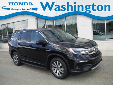 Crystal Black Pearl Honda Pilot EX-L AWD.  Click to enlarge.