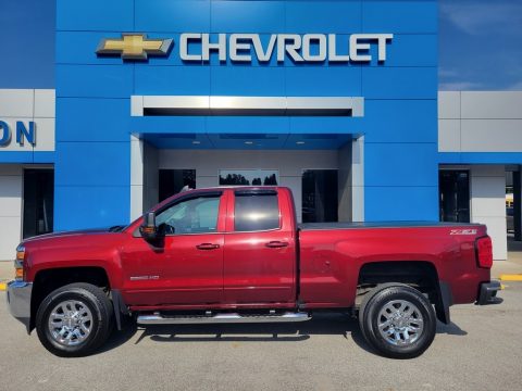 Siren Red Tintcoat Chevrolet Silverado 2500HD LT Double Cab 4x4.  Click to enlarge.