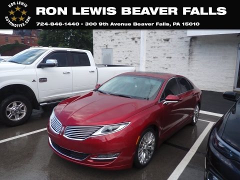 Ruby Red Lincoln MKZ AWD.  Click to enlarge.