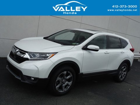 Platinum White Pearl Honda CR-V EX AWD.  Click to enlarge. Platinum White Pearl Honda CR-V EX AWD.  Click to enlarge.