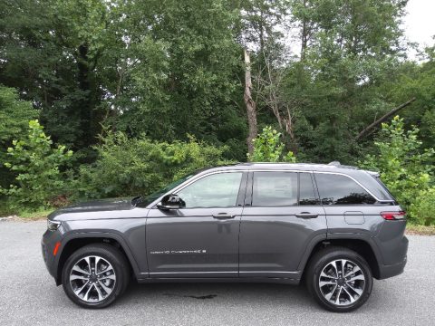 Baltic Gray Metallic Jeep Grand Cherokee Overland 4x4.  Click to enlarge.