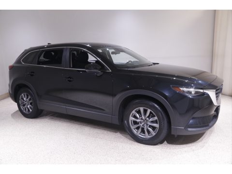 Jet Black Mica Mazda CX-9 Sport AWD.  Click to enlarge.