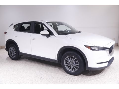 Snowflake White Pearl Mica Mazda CX-5 Sport.  Click to enlarge.